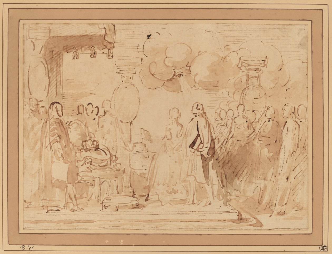 George III genoptager kongemagten i 1789 af Benjamin West