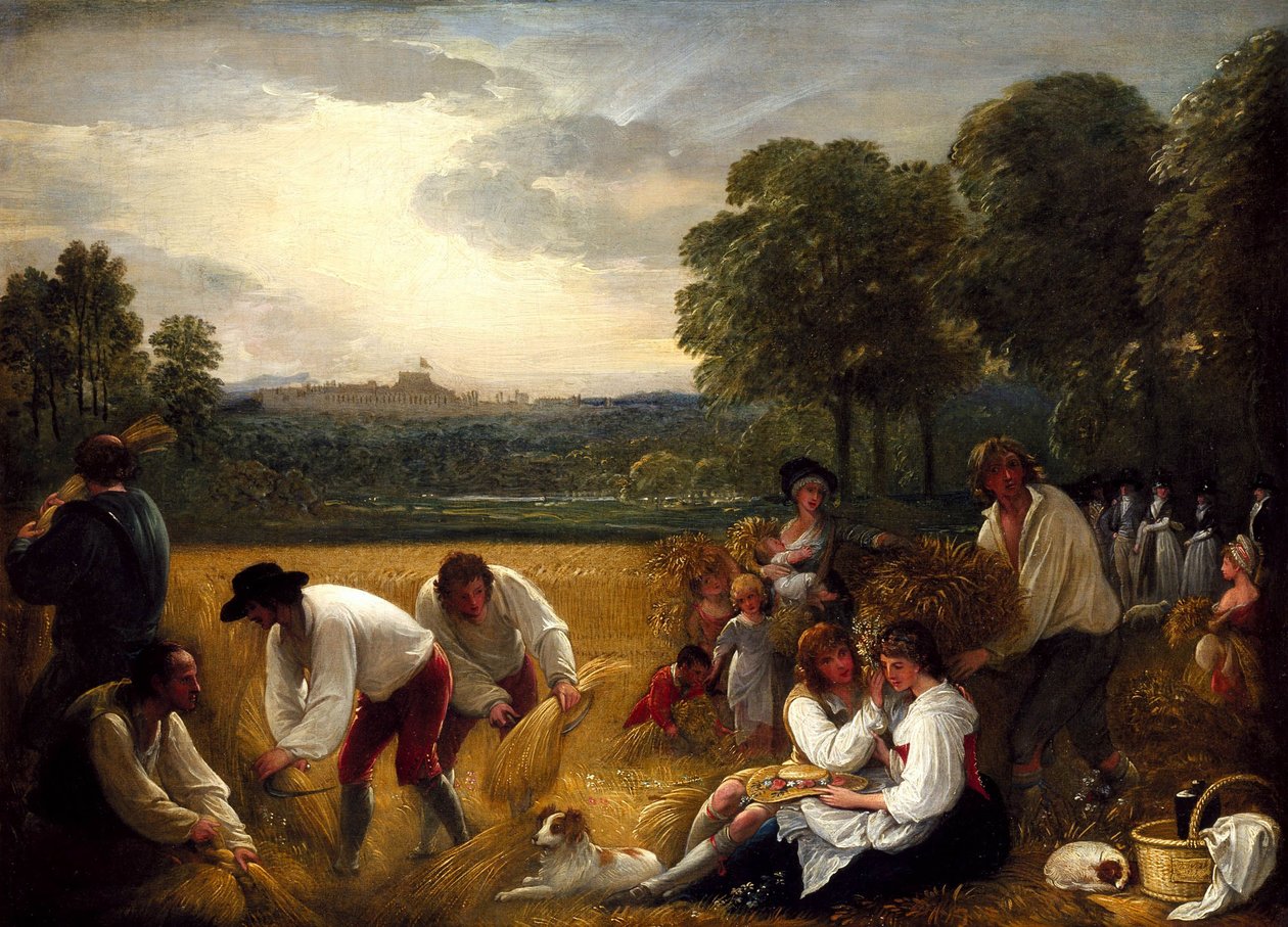 Høst i Windsor af Benjamin West, PRA af Benjamin West