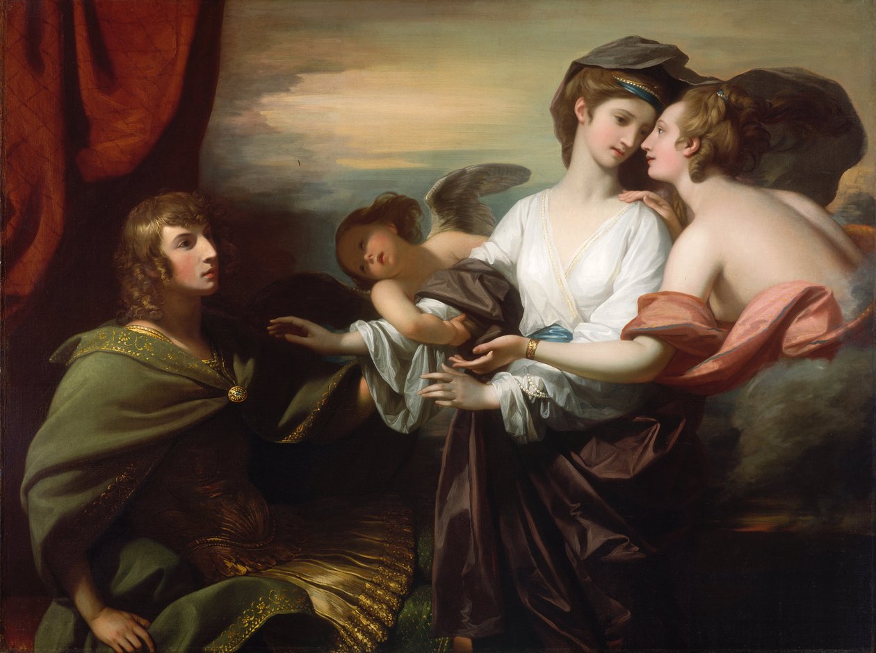 Helen bragt til Paris, 1776 af Benjamin West