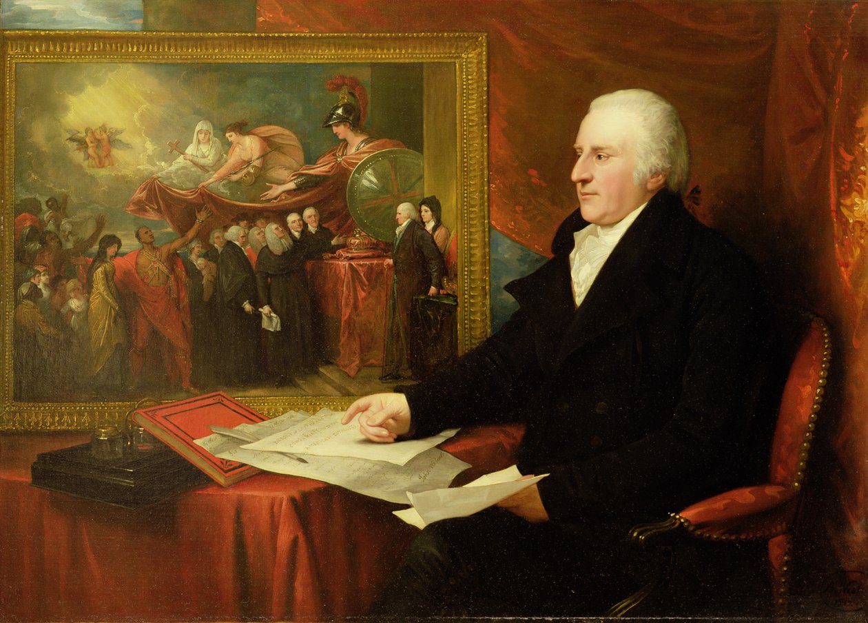 John Eardley Wilmot (1709-92) 1812 (olie på lærred) af Benjamin West