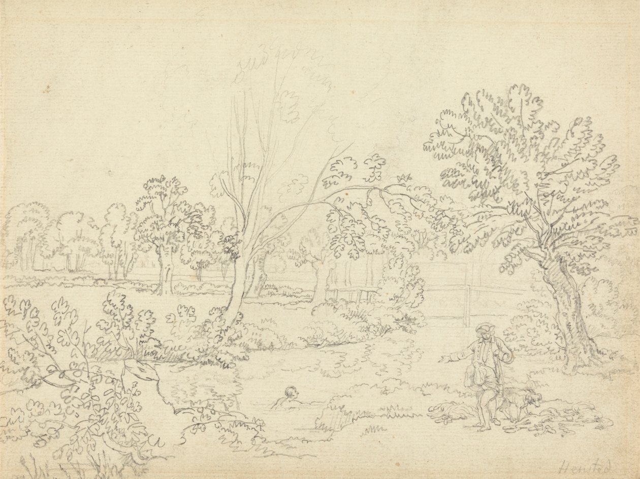 Landskab ved Henstead af Benjamin West