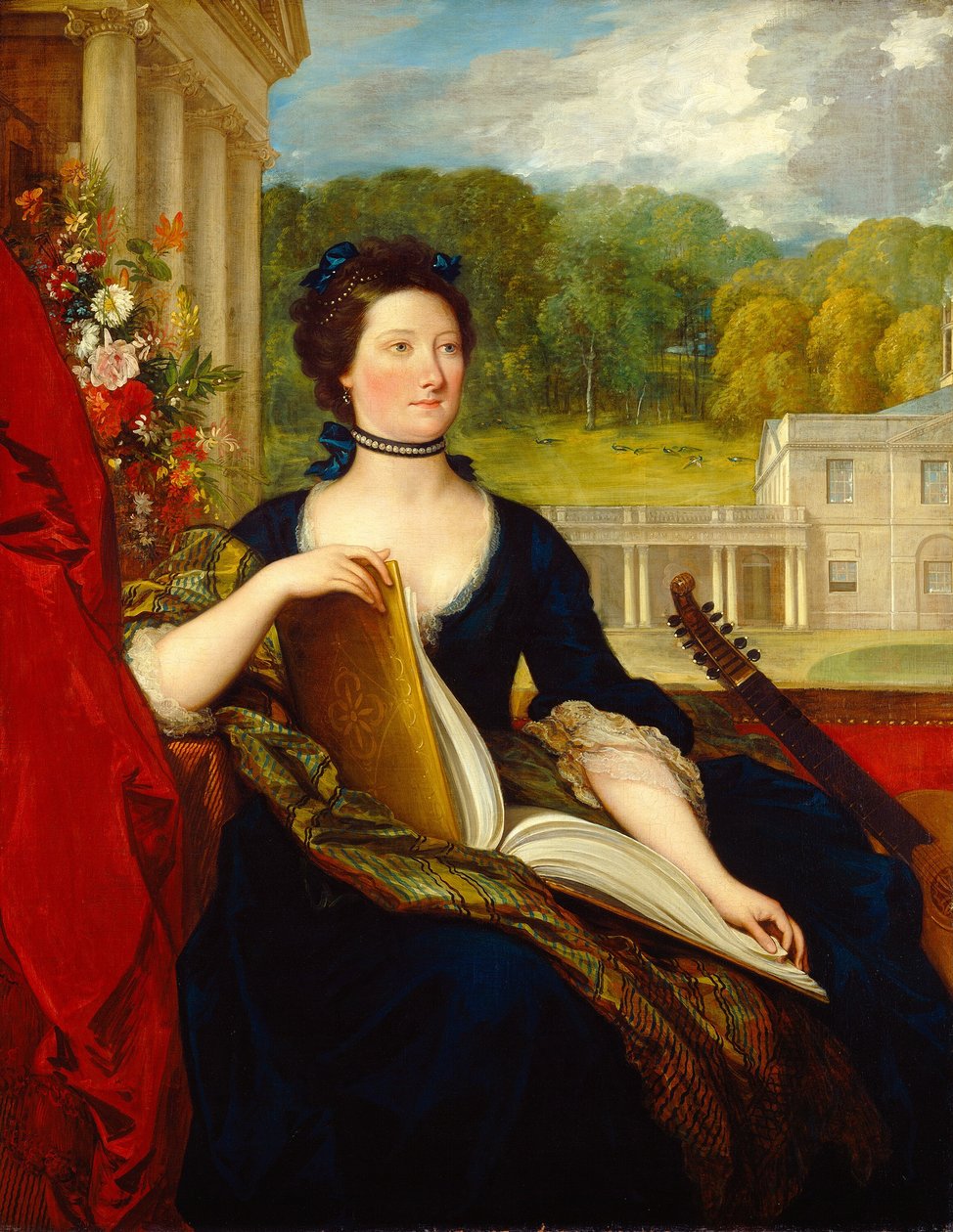 Maria Hamilton Beckford (Mrs. William Beckford) af Benjamin West