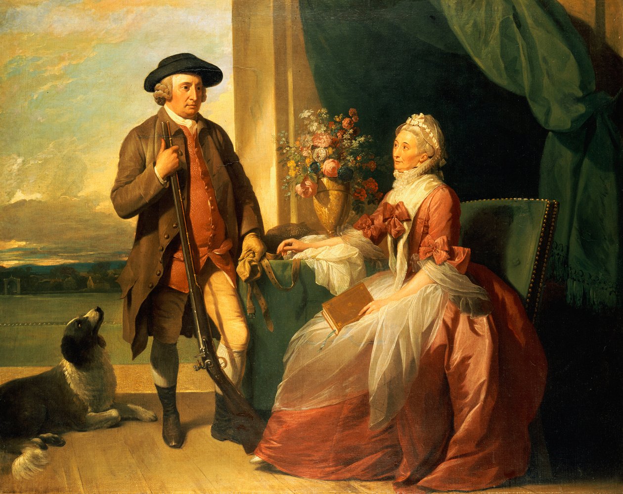 Mr. Robert Grafton og Mrs. Mary Partridge Wells Grafton, 1773 af Benjamin West