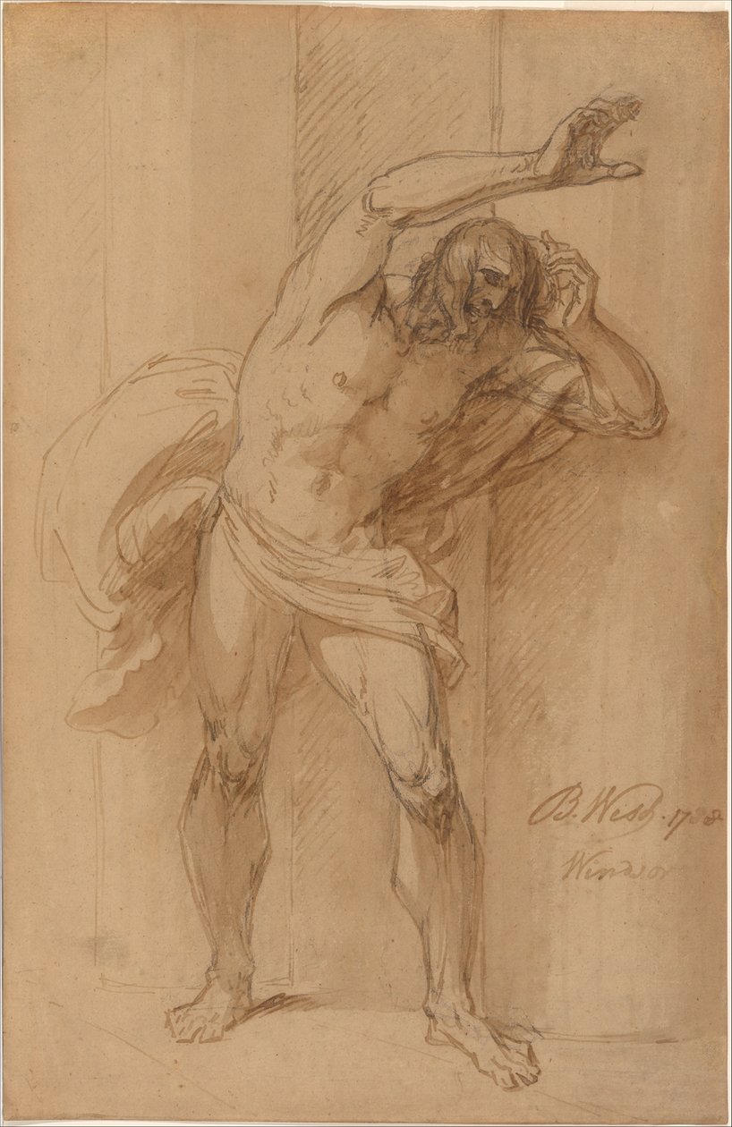 Studie til »Korsfæstelsen« af Benjamin West