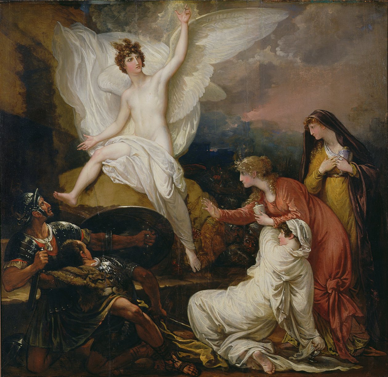 Herrens engel bebuder opstandelsen, 1805 af Benjamin West