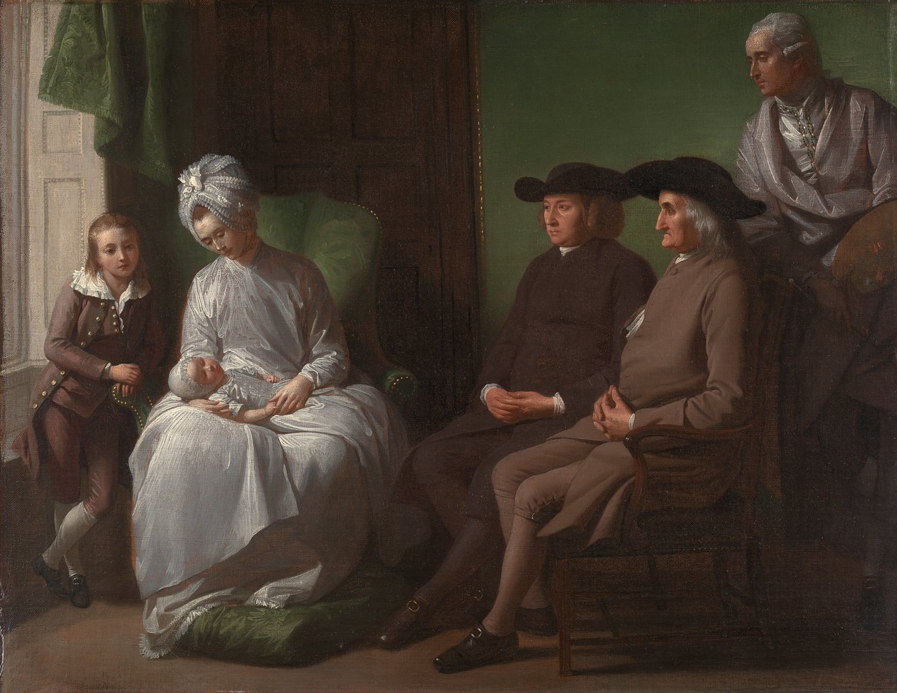 Kunstneren og hans familie af Benjamin West