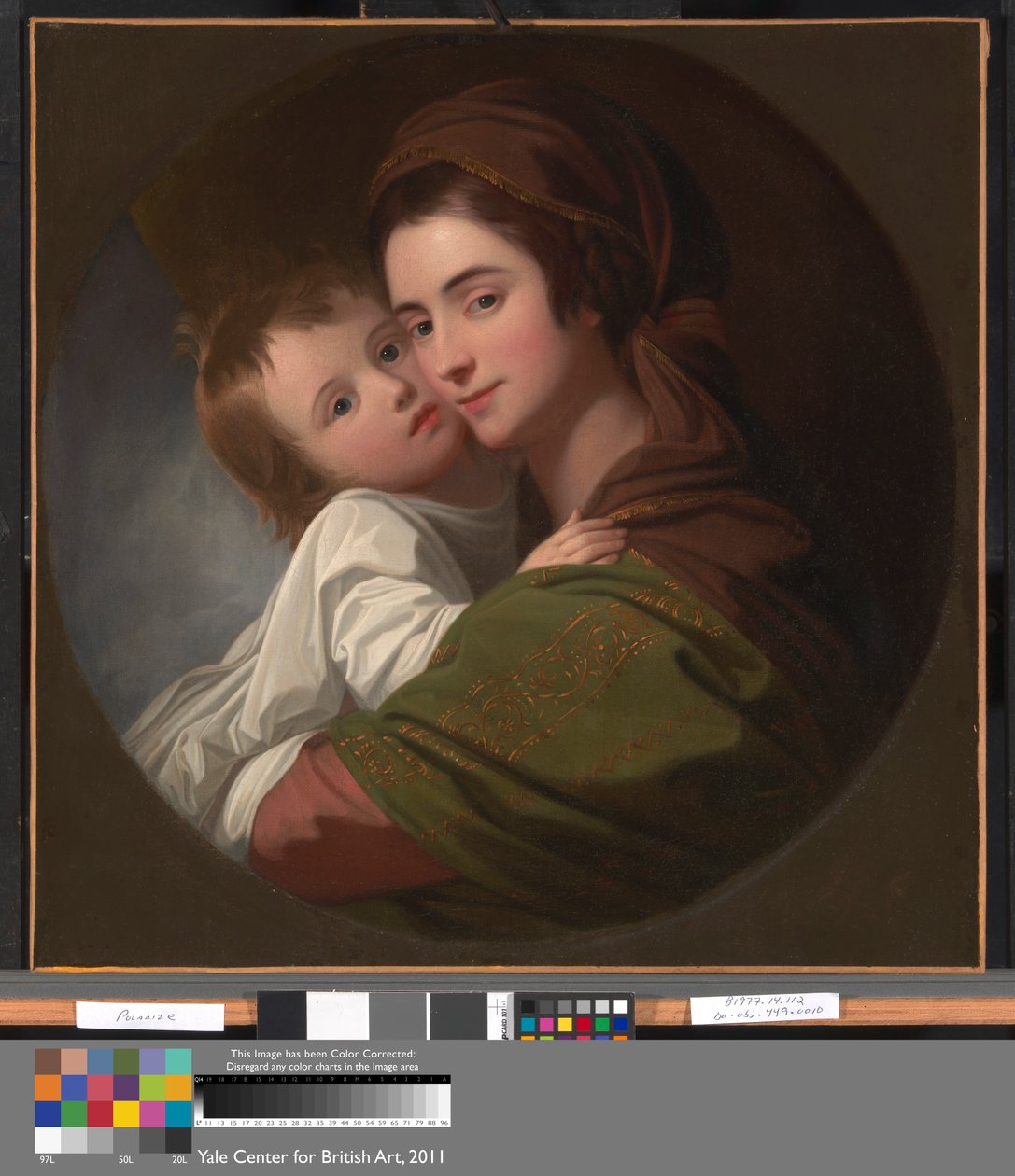 Kunstnerens Hustru Elizabeth og deres Søn Raphael af Benjamin West