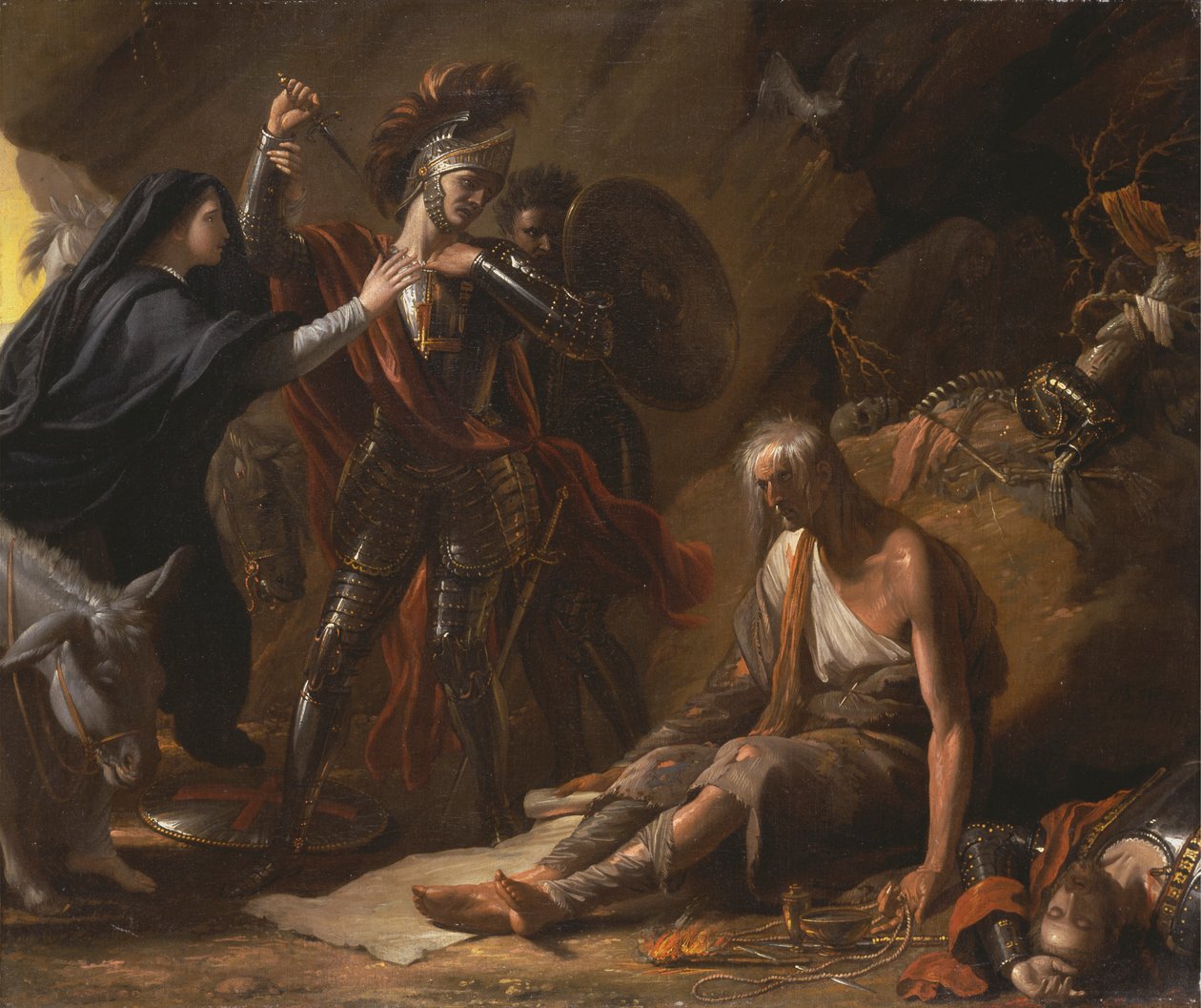 Fortvivlelsens hule af Benjamin West