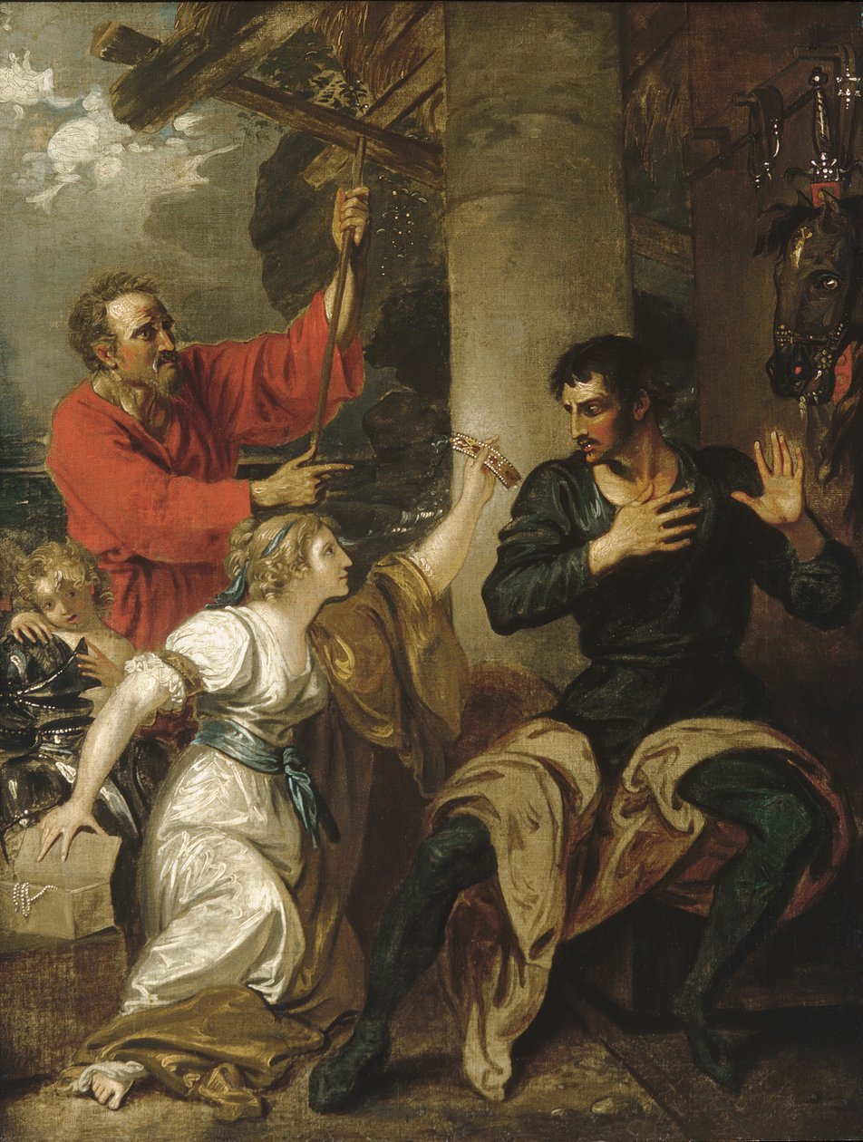 The Damsel og Orlando, ca. 1793. af Benjamin West