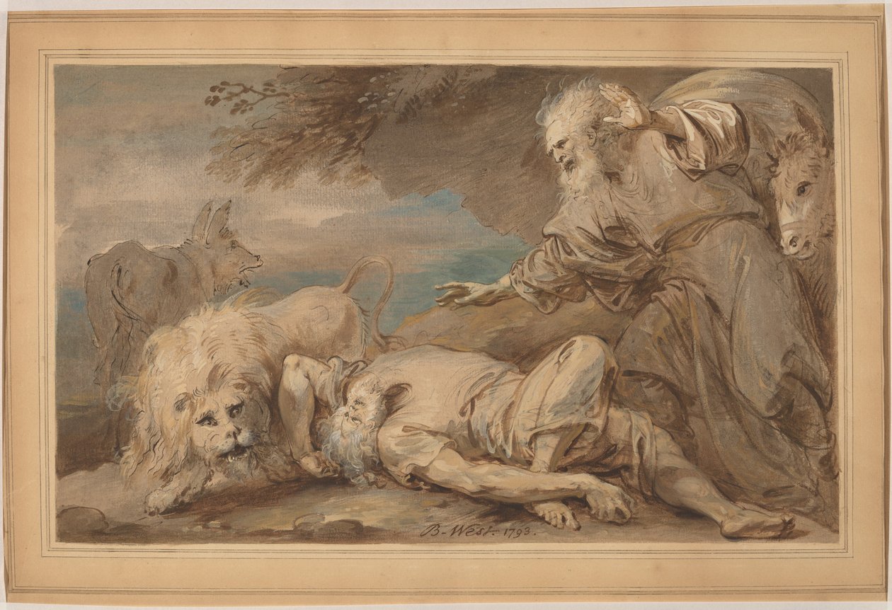 Den ulydige profet af Benjamin West