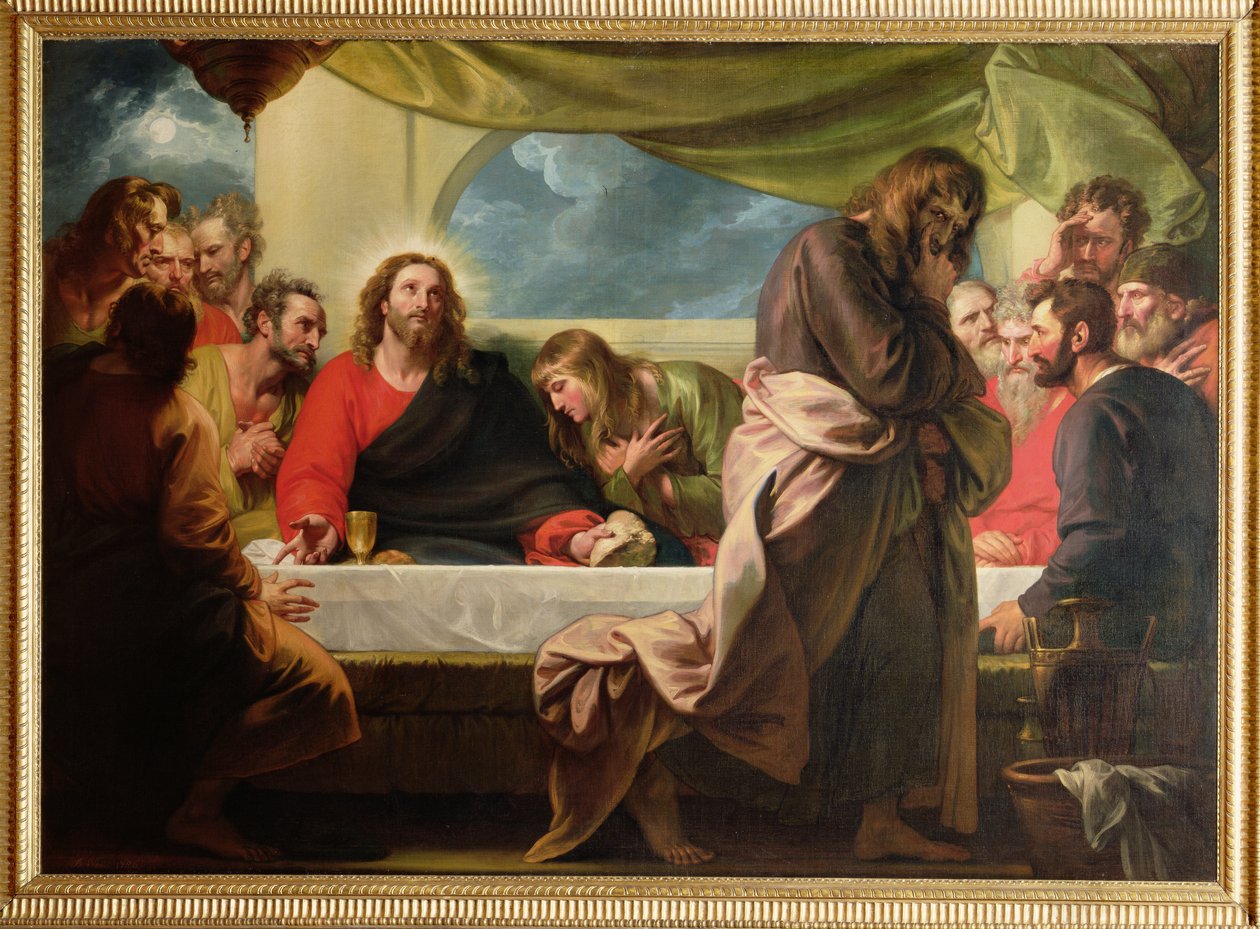Den sidste nadver, 1786 af Benjamin West