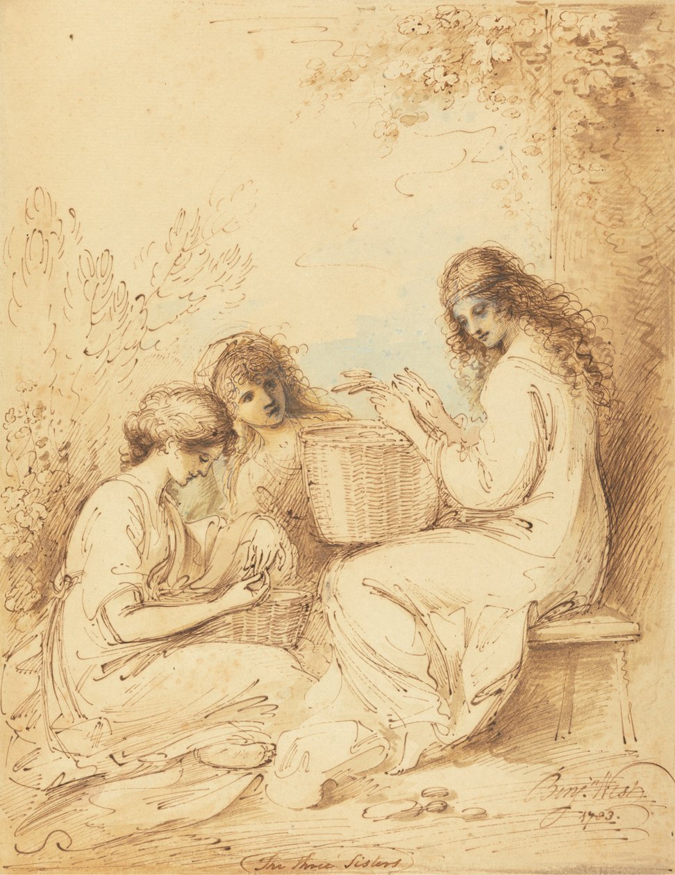 De tre søstre af Benjamin West