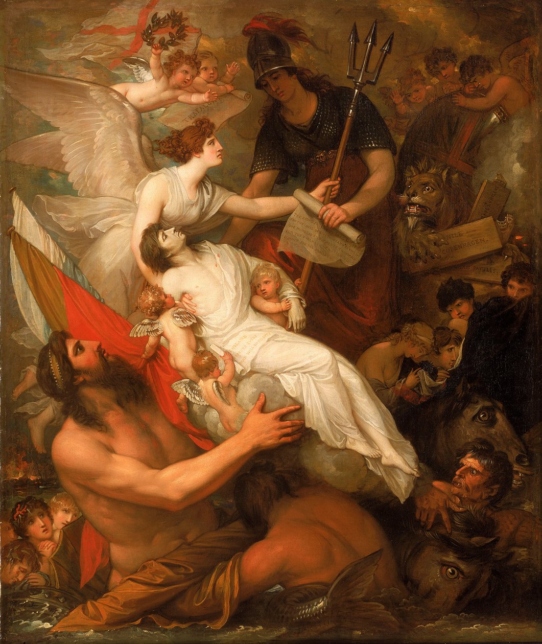 Nelsons udødelighed af Benjamin West