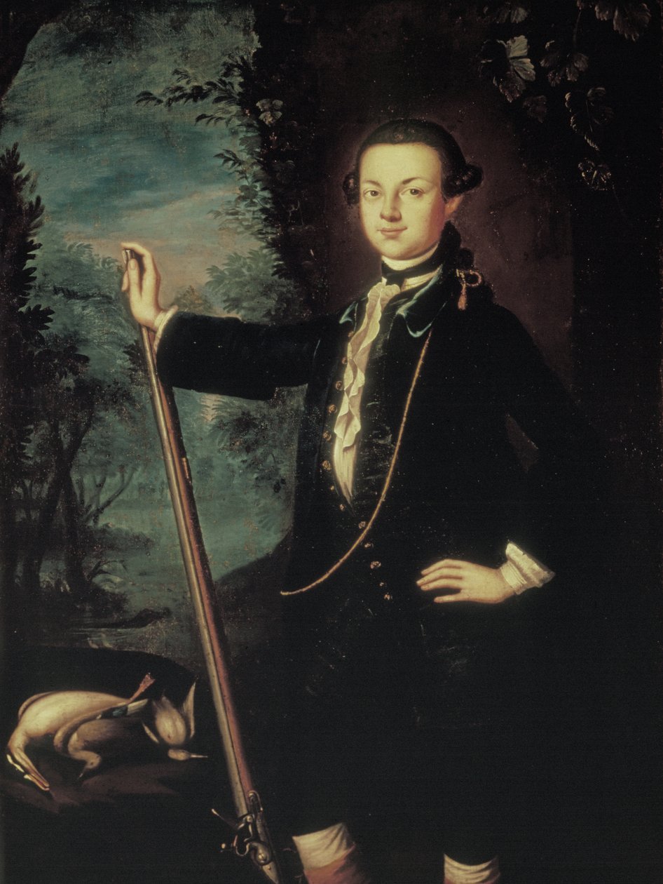 Thomas Mifflin (1744-1800), ca. 1757-59 (olie på lærred) af Benjamin West