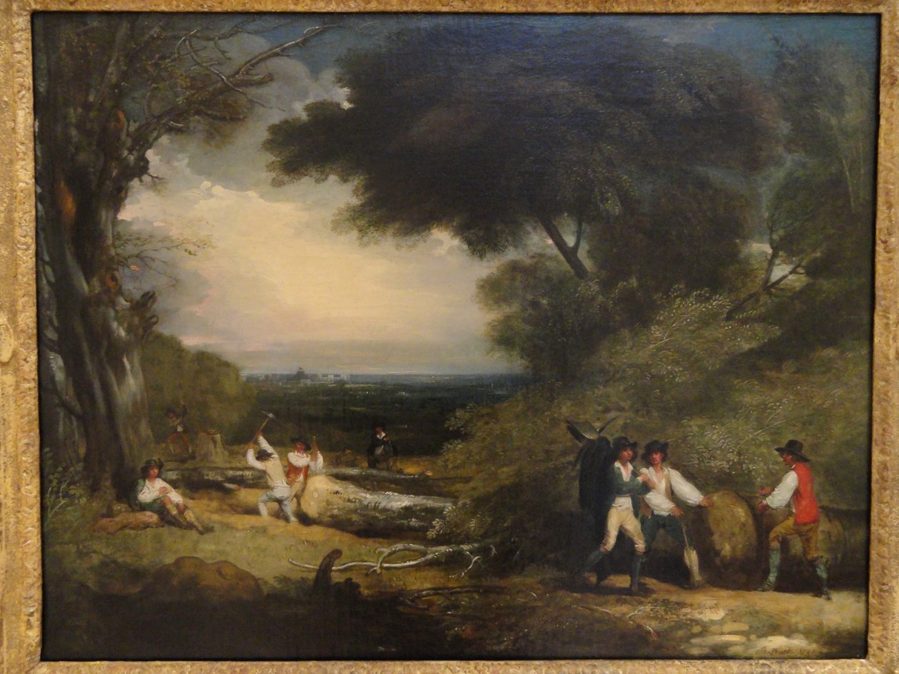 Træskærere i Windsor Park af Benjamin West