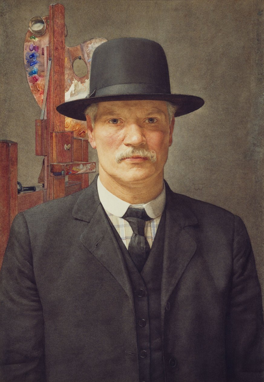 Selvportræt, 1914-16 af Benjamin Williams