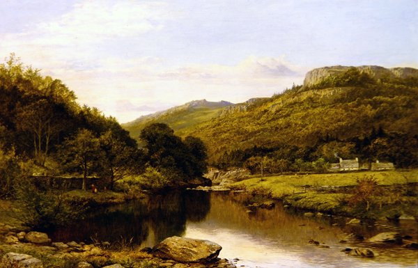 En god eftermiddag i det nordlige Wales af Benjamin Williams Leader