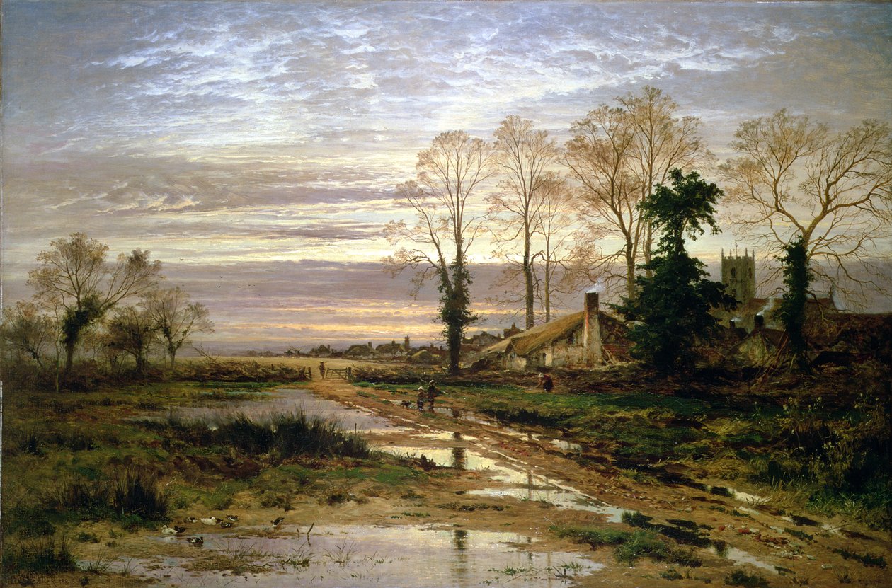 februar Fill Dyke, 1881 af Benjamin Williams Leader