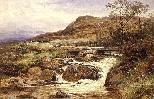 Sommertid nær Dolgelly, North Wales af Benjamin Williams Leader