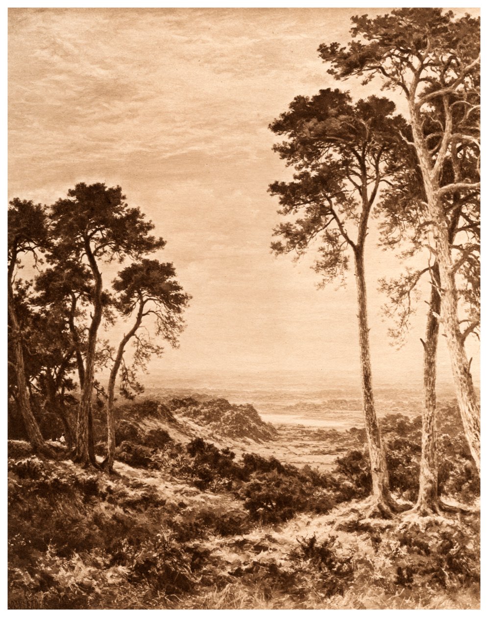 Solnedgang efter regn, 1903 af Benjamin Williams Leader
