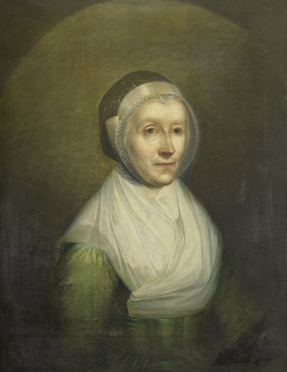 Portræt af Christina Sebilla Charlotte Bakhuizen (1750-1810) af Benjamin Wolff