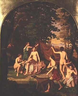 Diana og hendes nymfer af Benno Friedrich Tormer