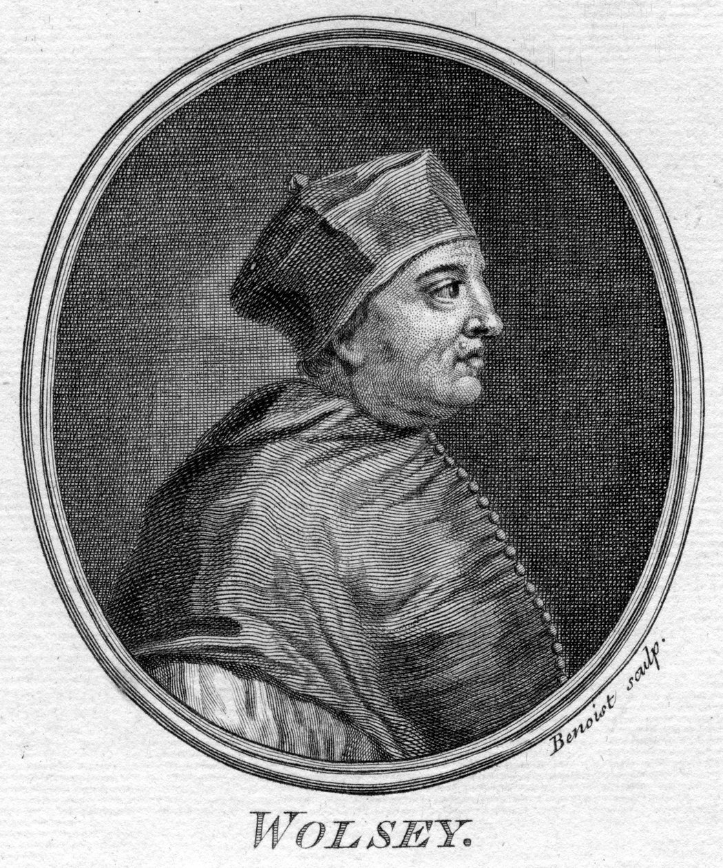 Thomas Wolsey c1475-1530, engelsk statsmand. af Benoist