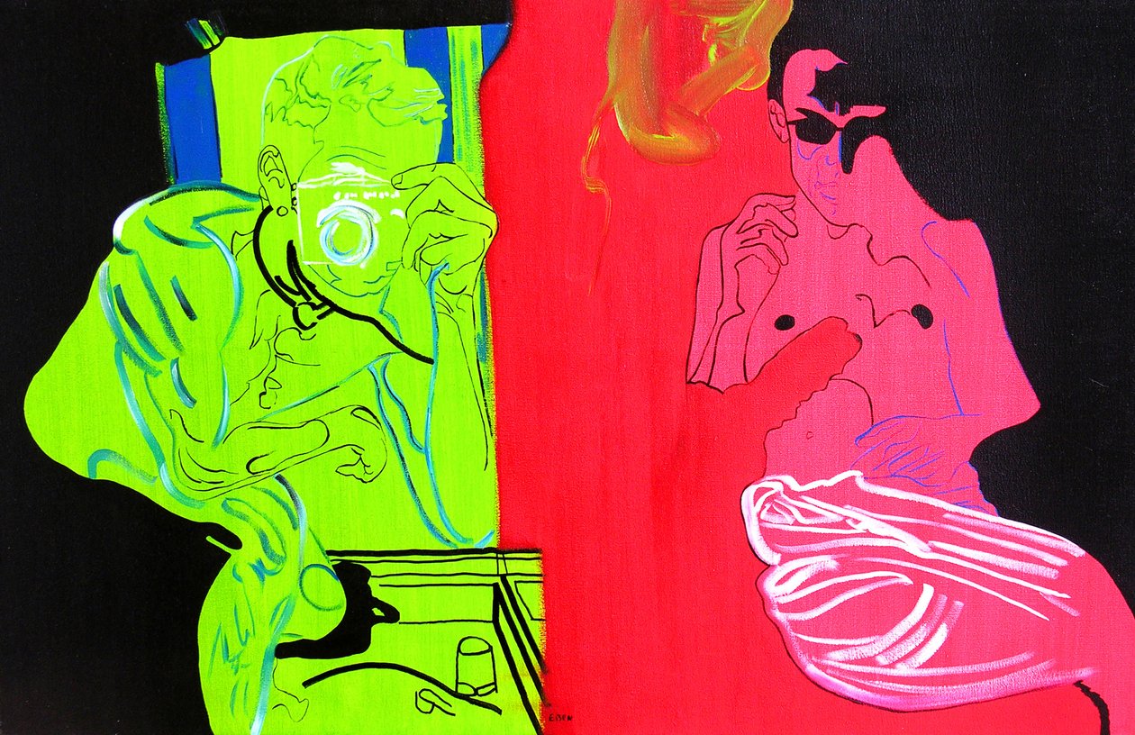 End of travel, Palm Springs, 2003 (olie på lærred) af Benoit Erwann Boucherot