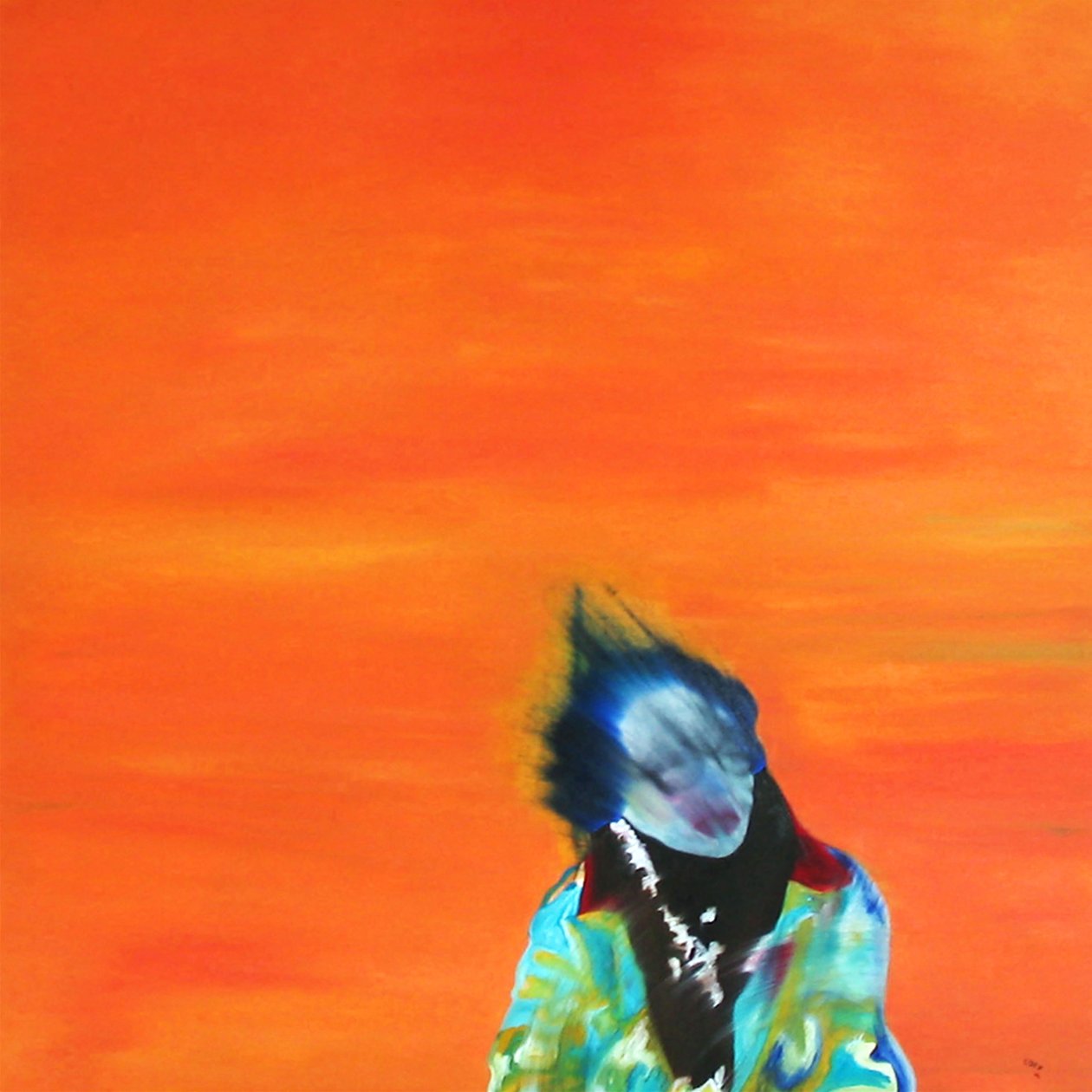 Surportræt: Duras  père, 2003 (olie på lærred) af Benoit Erwann Boucherot