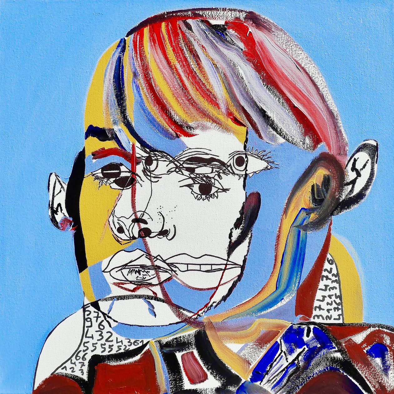 Surportræt: Jeanne Moreau, 2019 (olie på lærred) af Benoit Erwann Boucherot