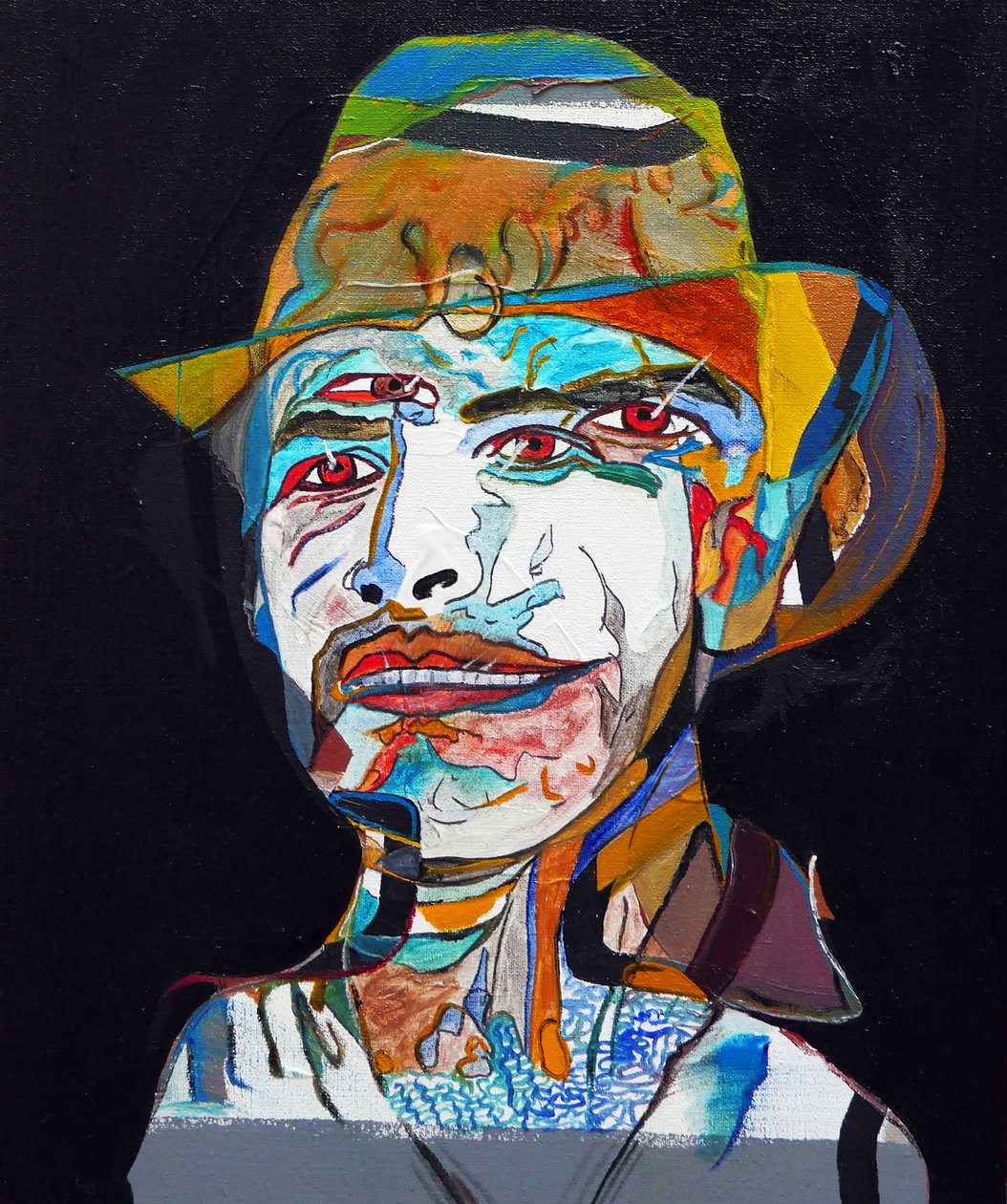 Surportræt: Marcos Alejandro Rosas Jassan, 2014 (olie på lærred) af Benoit Erwann Boucherot