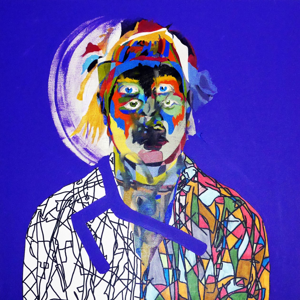 Surportræt : Olivier Corseri, 2019 (olie på lærred) af Benoit Erwann Boucherot