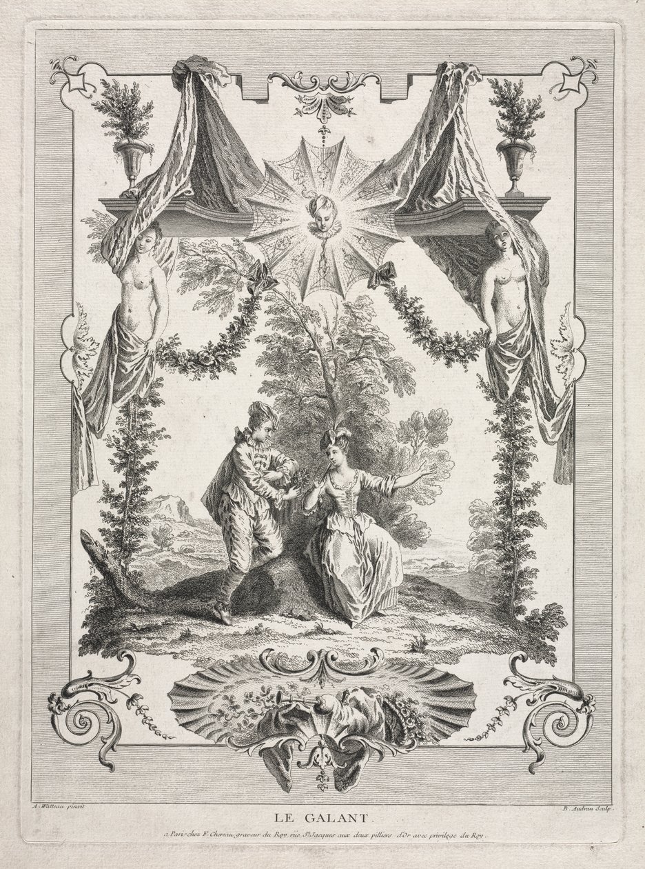 Den Galante af Benoit II Audran