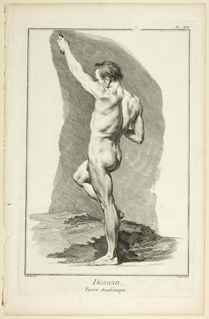 Design: Academic Figure, fra Encyclopédie af Benoit Louis Prevost