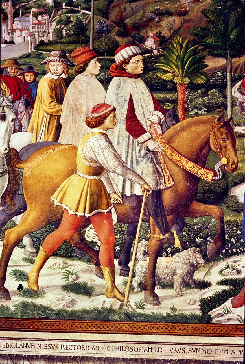 St. Augustins liv (detaljer) af Benozzo di Lese di Sandro Gozzoli
