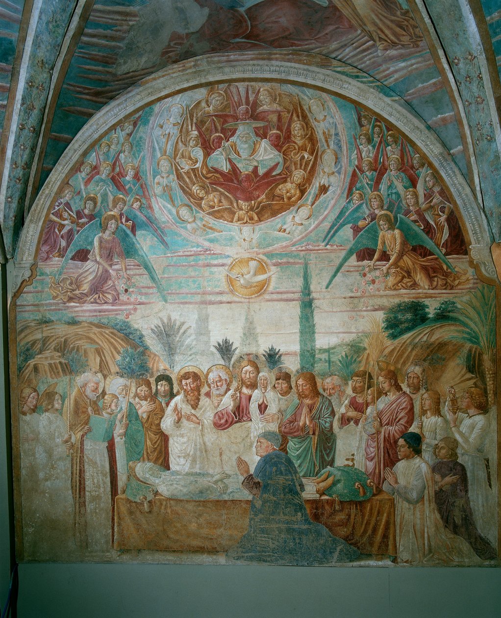 Jomfruens død af Benozzo di Lese di Sandro Gozzoli