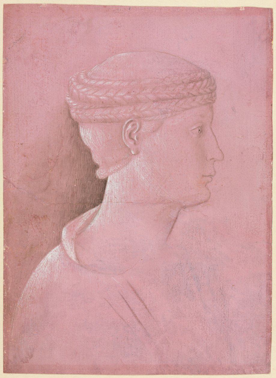 Buste af en kvinde (recto) af Benozzo Gozzoli