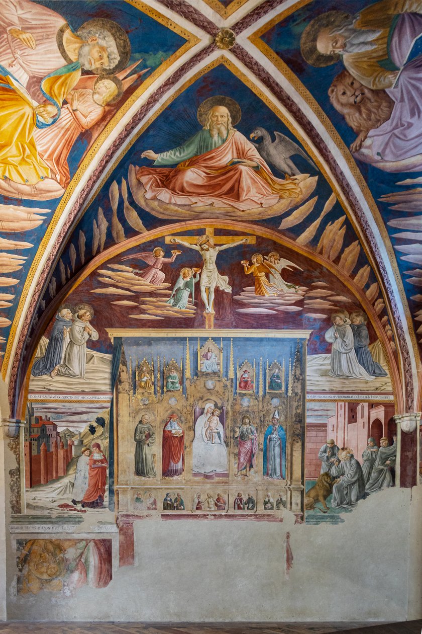 St. Hieronymus kapel af Benozzo di Lese di Sandro Gozzoli
