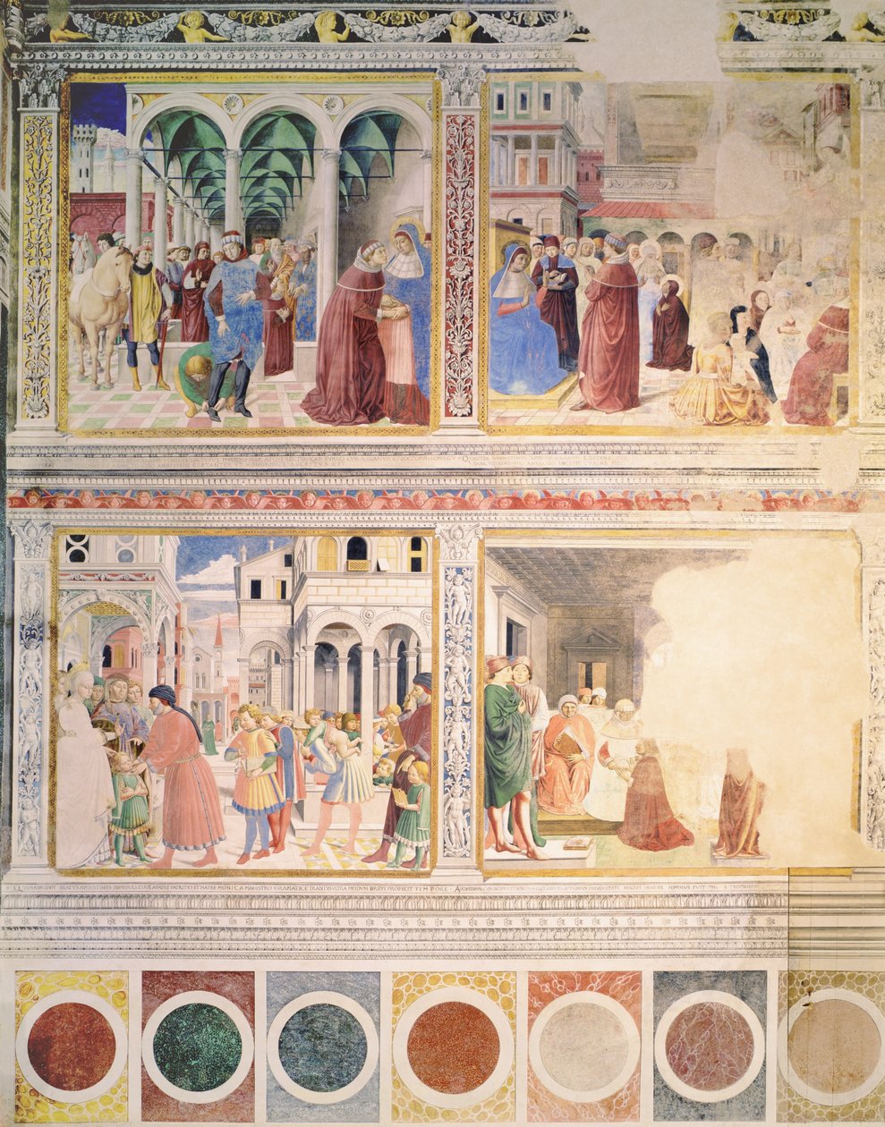 Episoder fra St. Augustins liv, 1463-65 (se også 192535, 192549, 192550, 192552, 192553, 192554) af Benozzo di Lese di Sandro Gozzoli