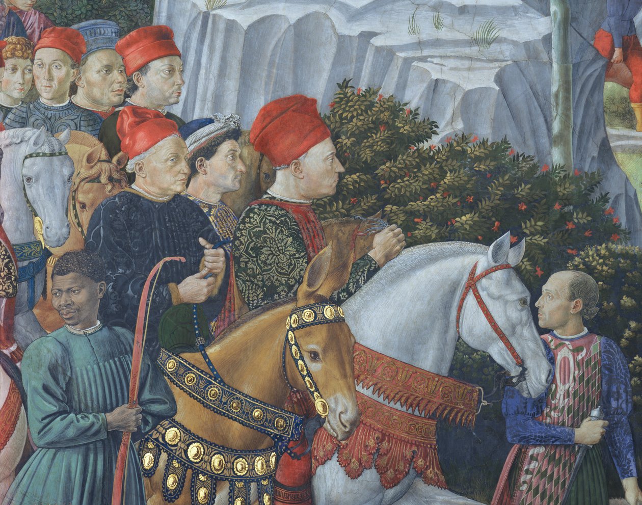 Magiernes rejse af Benozzo di Lese di Sandro Gozzoli