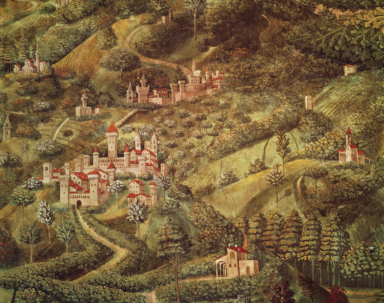 Magiskongens rejse til Betlehem af Benozzo di Lese di Sandro Gozzoli