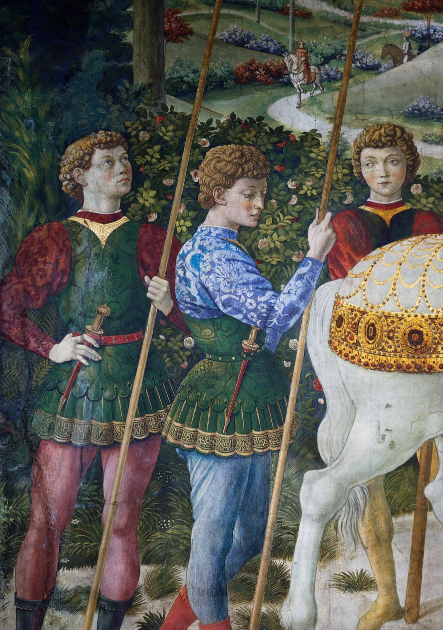 Magiernes procession, detalje af Benozzo di Lese di Sandro Gozzoli