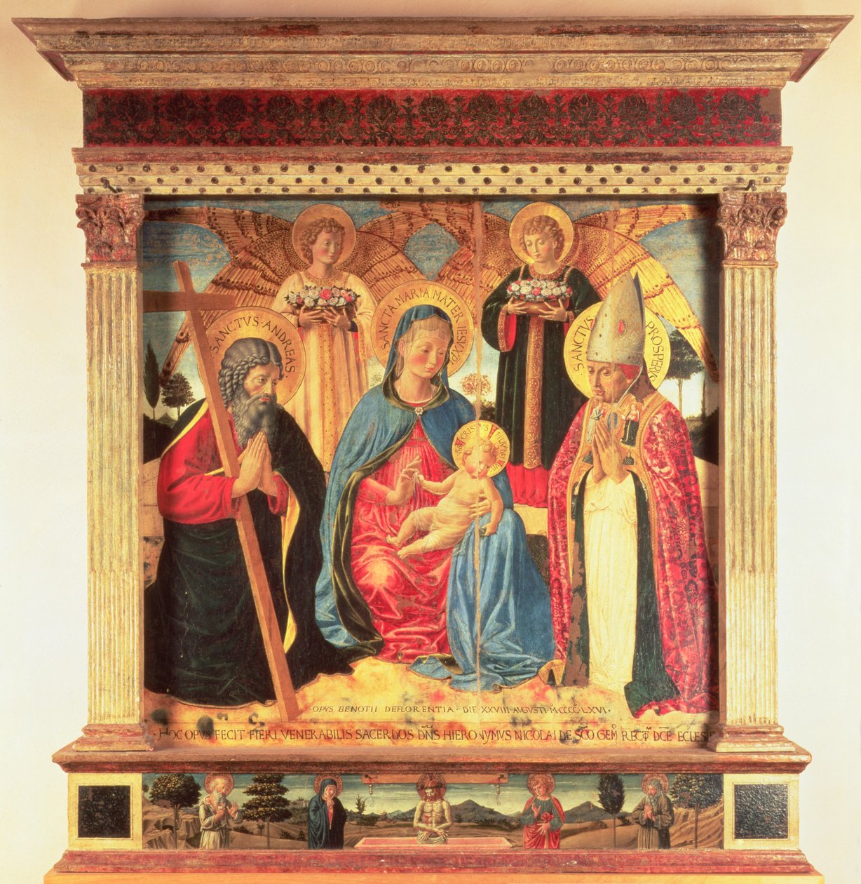 Jomfruen og Barnet af Benozzo di Lese di Sandro Gozzoli