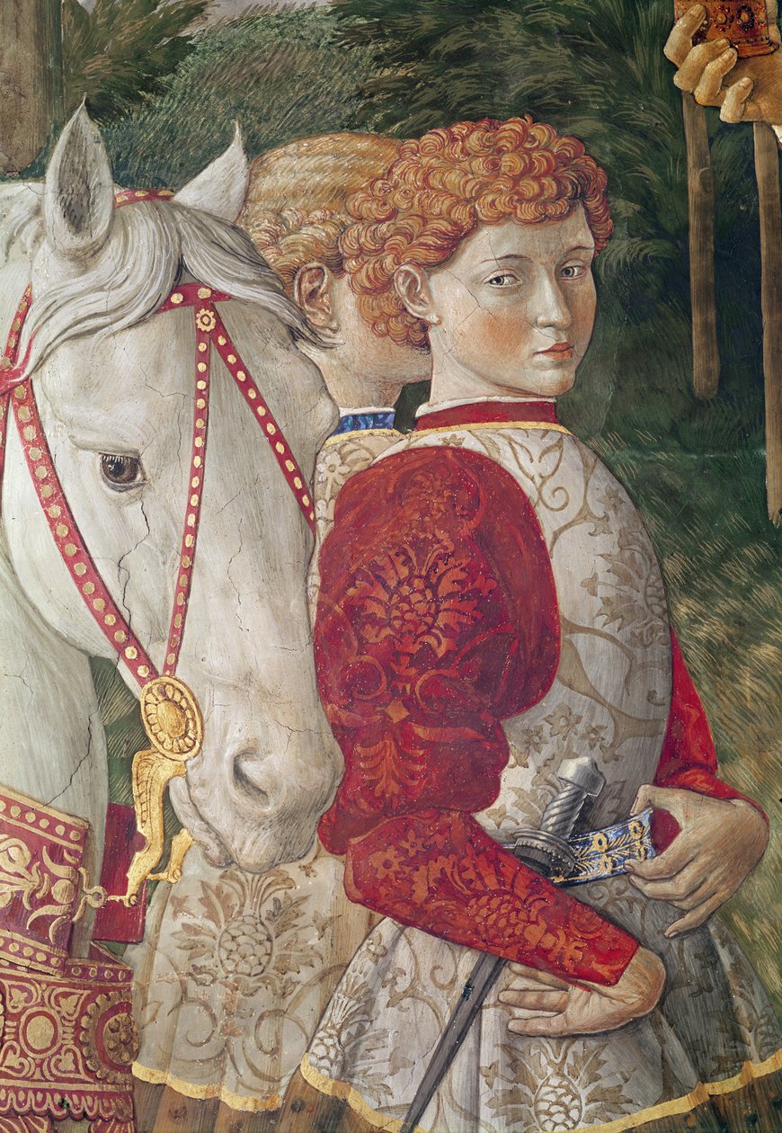 To Liveried Attendants og hovedet af Lorenzo the Magnificent
