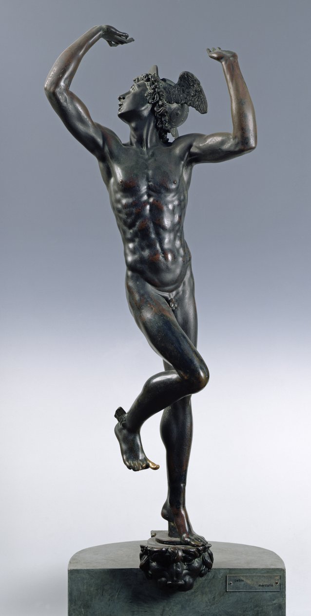 Kviksølv (bronze) af Benvenuto Cellini