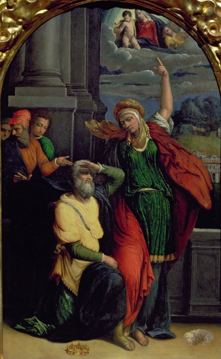 Augustus og den tiburtinske sibylle af Benvenuto Tisi da Garofalo