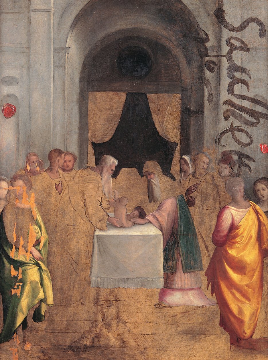Præsentation ved templet af Benvenuto Tisi da Garofalo