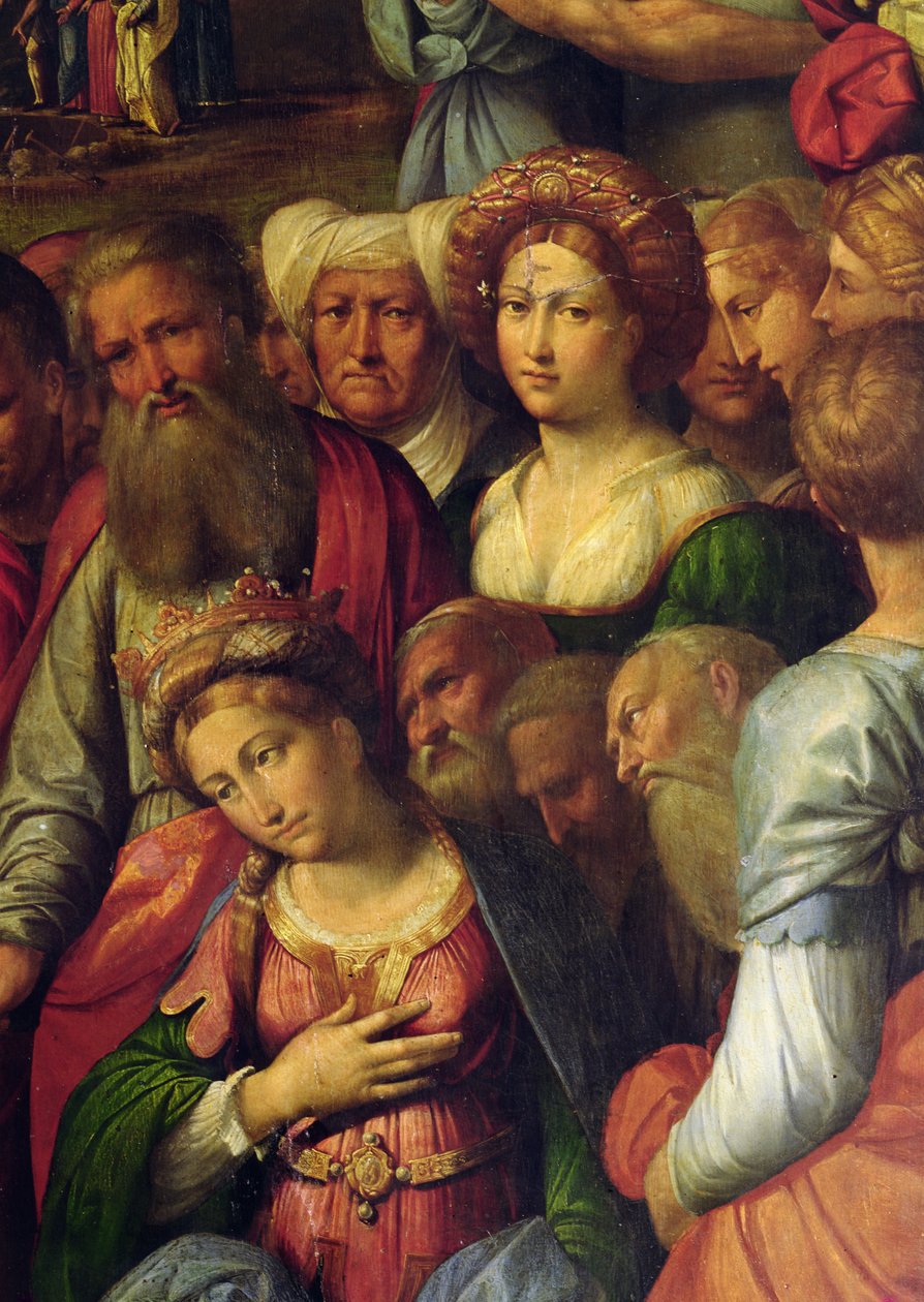 Bærelsen af korset (detalje af altertavlen) af Benvenuto Tisi da Garofalo