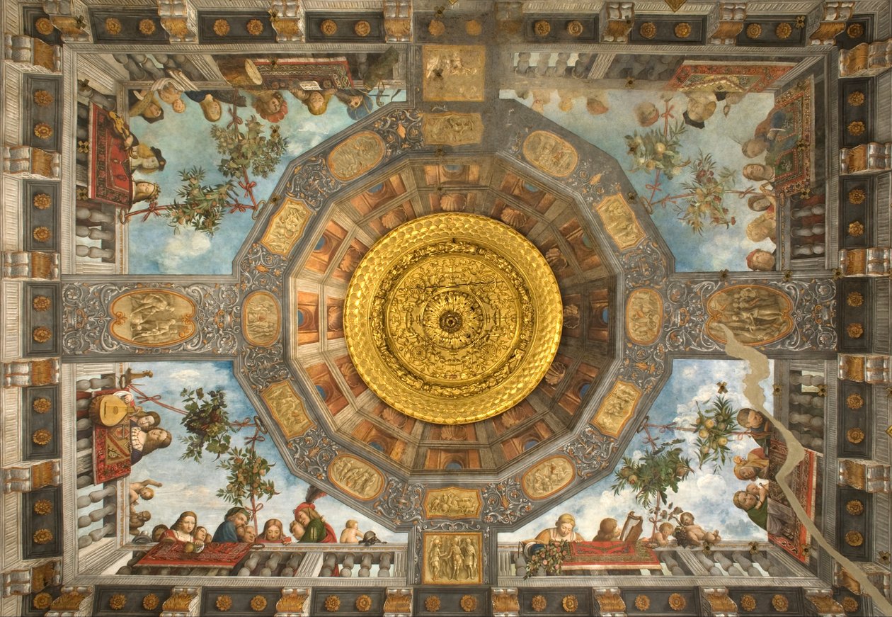 Treasure Room Fresco af Benvenuto Tisi (Il Garofalo)