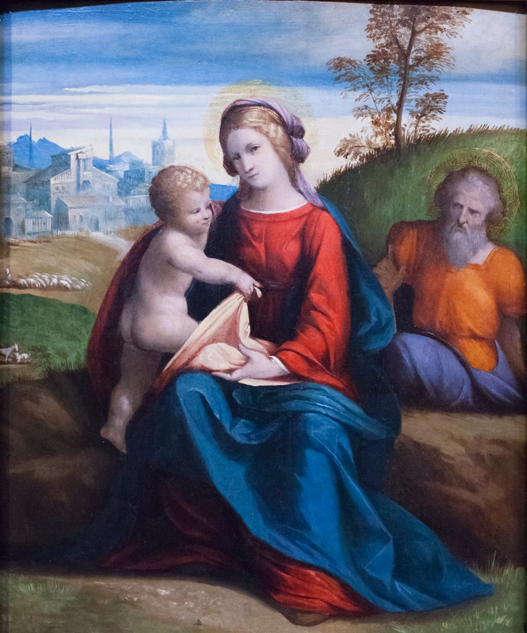 Hellige familie af Benvenuto Tisi da Garofalo